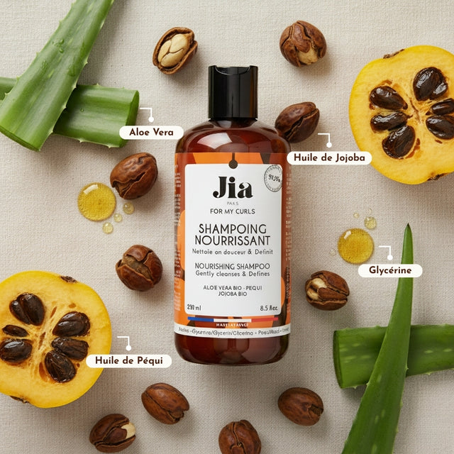 Shampoing Nourissant à l'Aloe Vera, Avocat et Jojoba 250ml - JIA PARIS