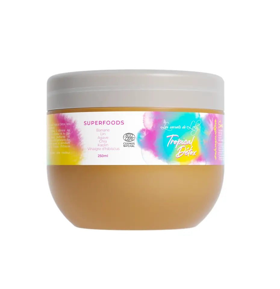 Masque soin clarifiant Tropical Detox 250ml - LES SECRETS DE LOLY LES SECRETS DE LOLY