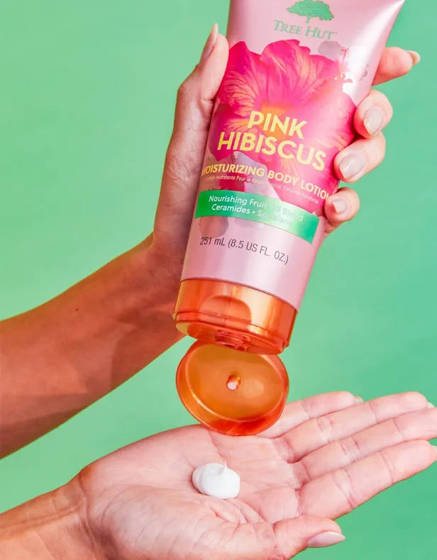 Lotion Corporelle Hydratante Pink Hibiscus 251ml – TREE HUT