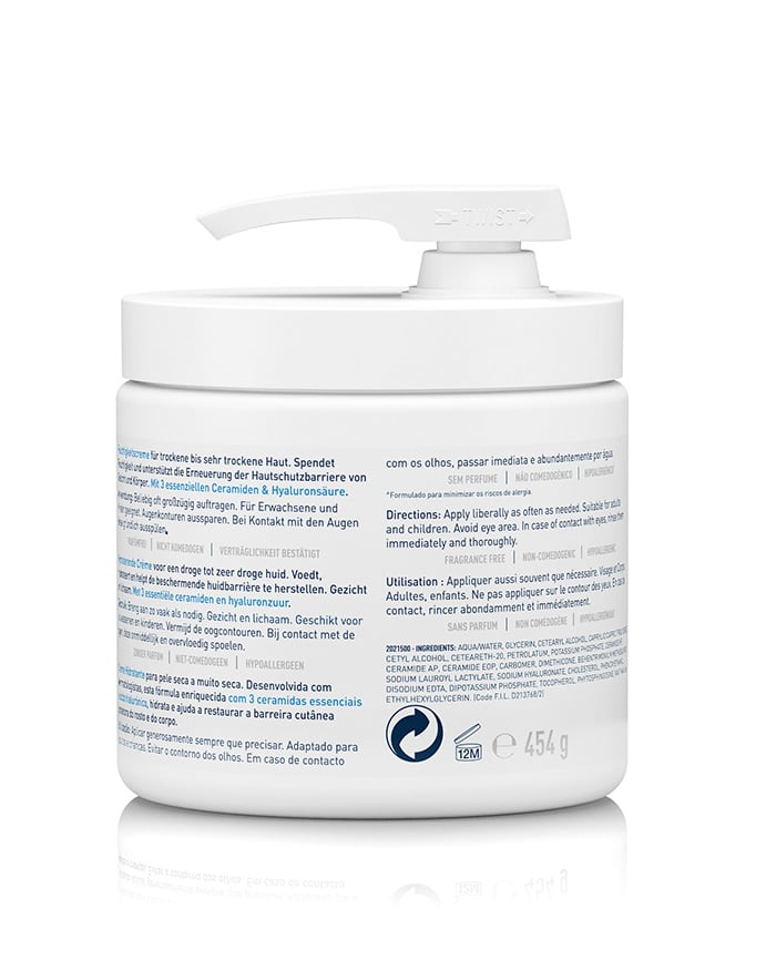 Baume Hydratant Acide Hyaluronique 454g - CERAVE