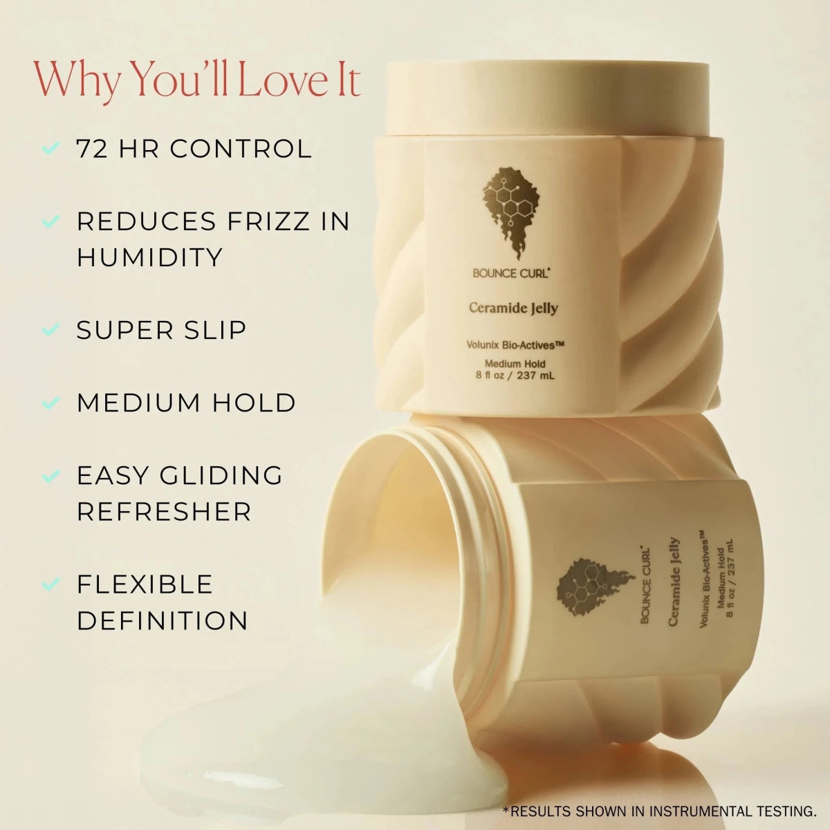 Gelee Capillaire CERAMIDE JELLY WEIGHTLESS 237ml - BOUNCE CURL