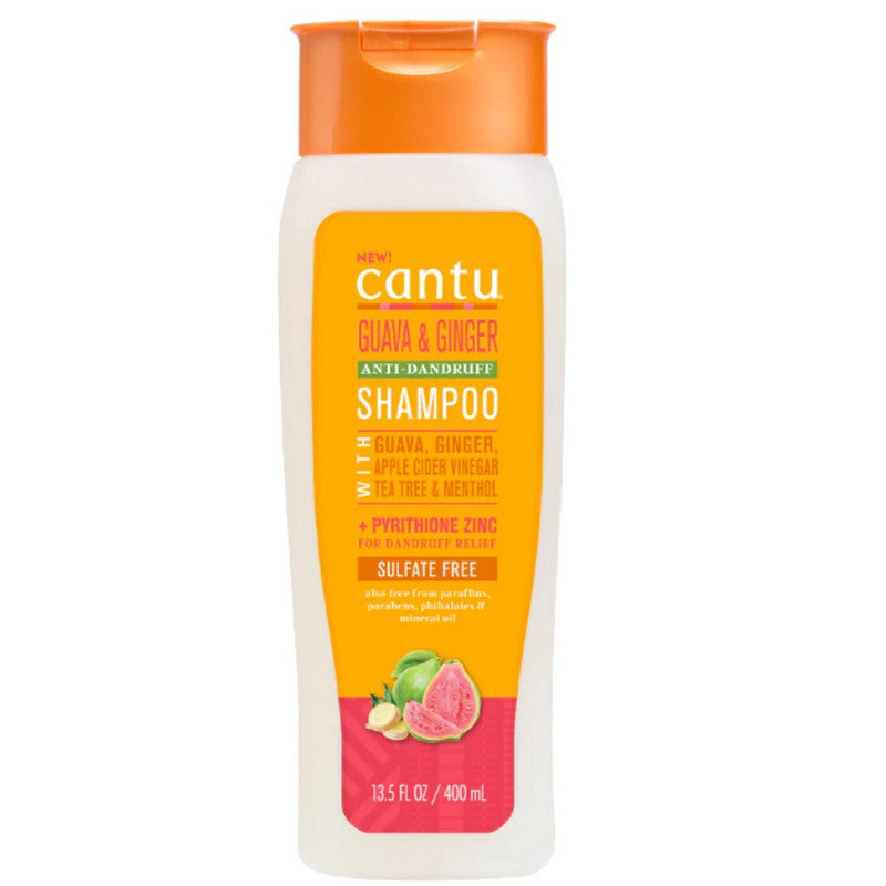 Shampoing Antipelliculaire au Gingembre/Goyave/Thé Vert 400ml - CANTU
