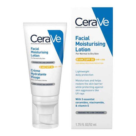 Creme Hydratante Visage SPF50 52ml - CERAVE