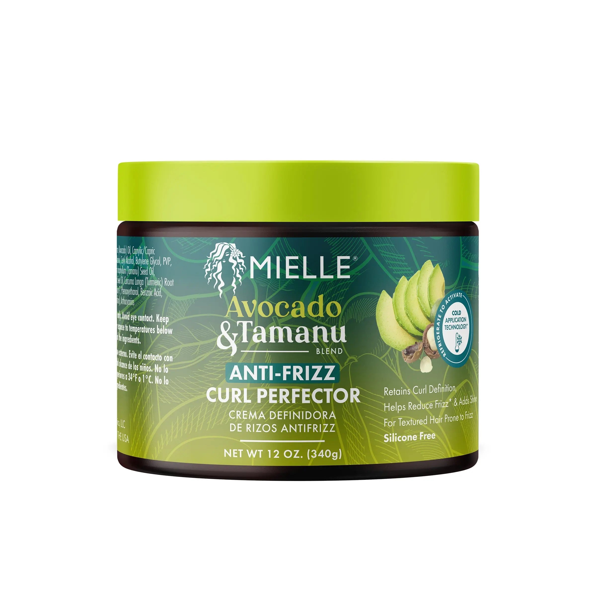 Crème définition pour boucles à l'Avocat & Tamanu 340g - MIELLE - www.magicafro.fr