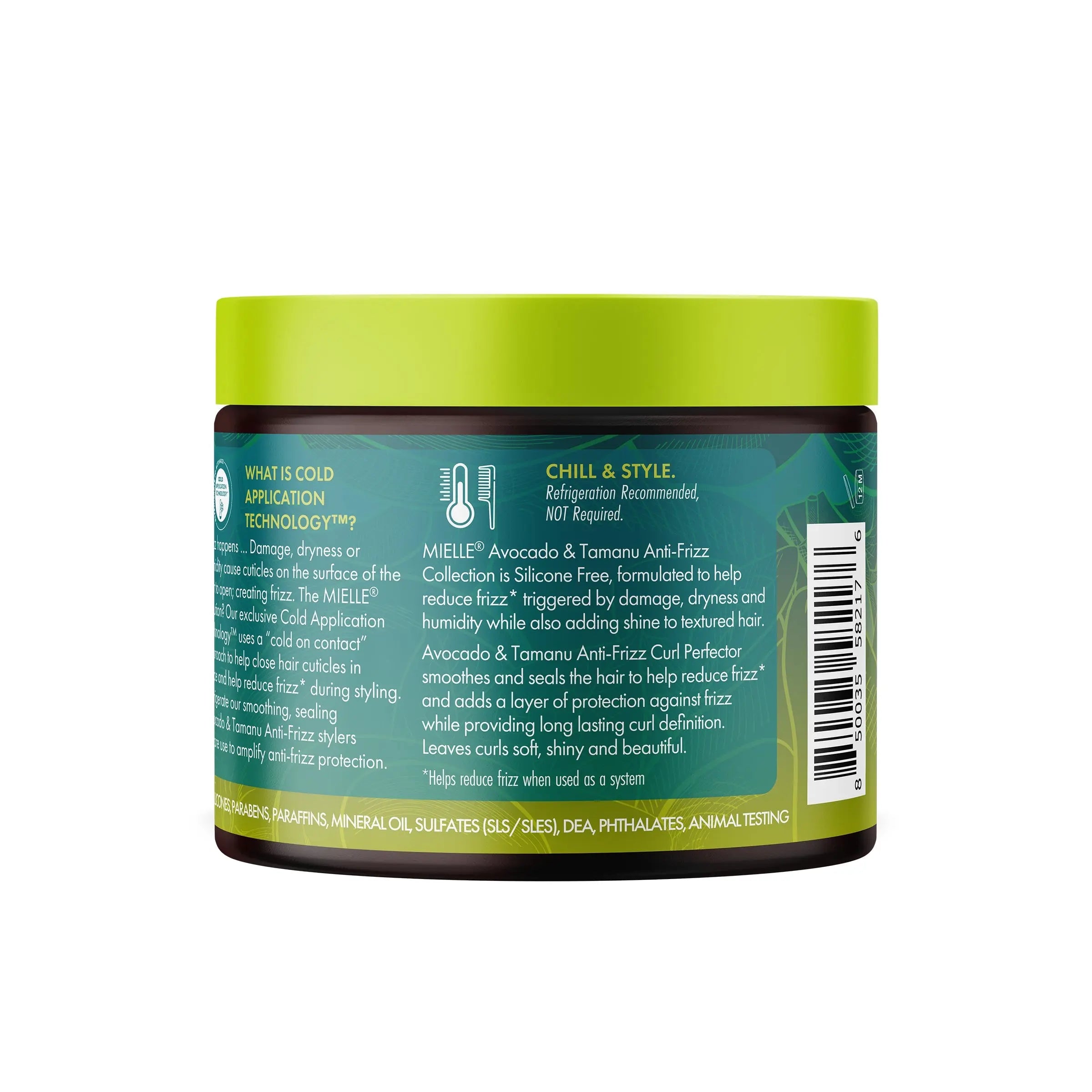Crème définition pour boucles à l'Avocat & Tamanu 340g - MIELLE - www.magicafro.fr