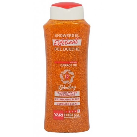 Gel douche Exfoliant Carotte 500ml - YARI
