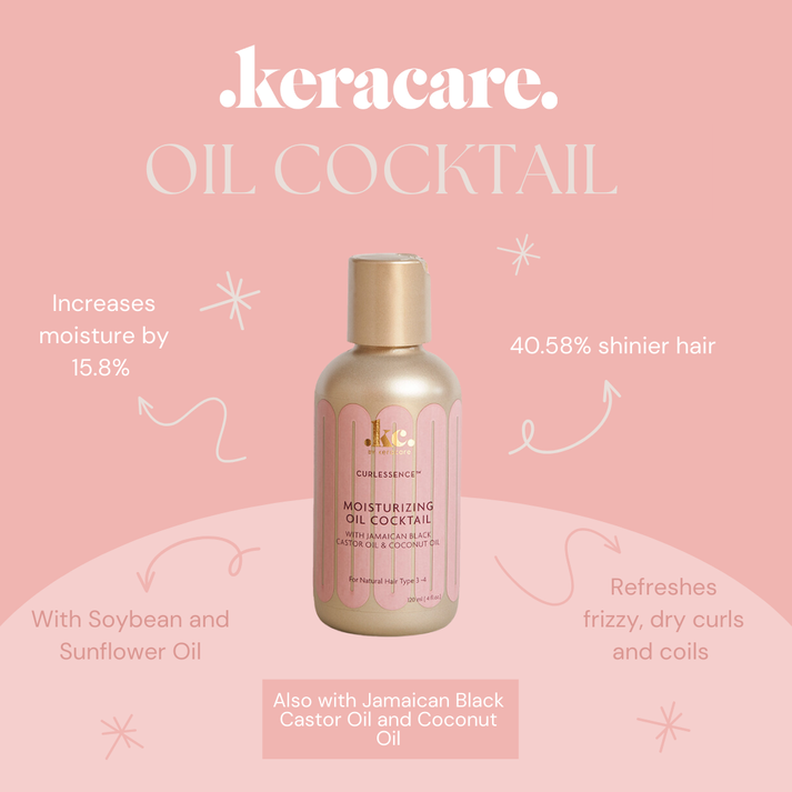 Huile Capillaire COCKTAIL CURLESSENCE 120ml - KERACARE