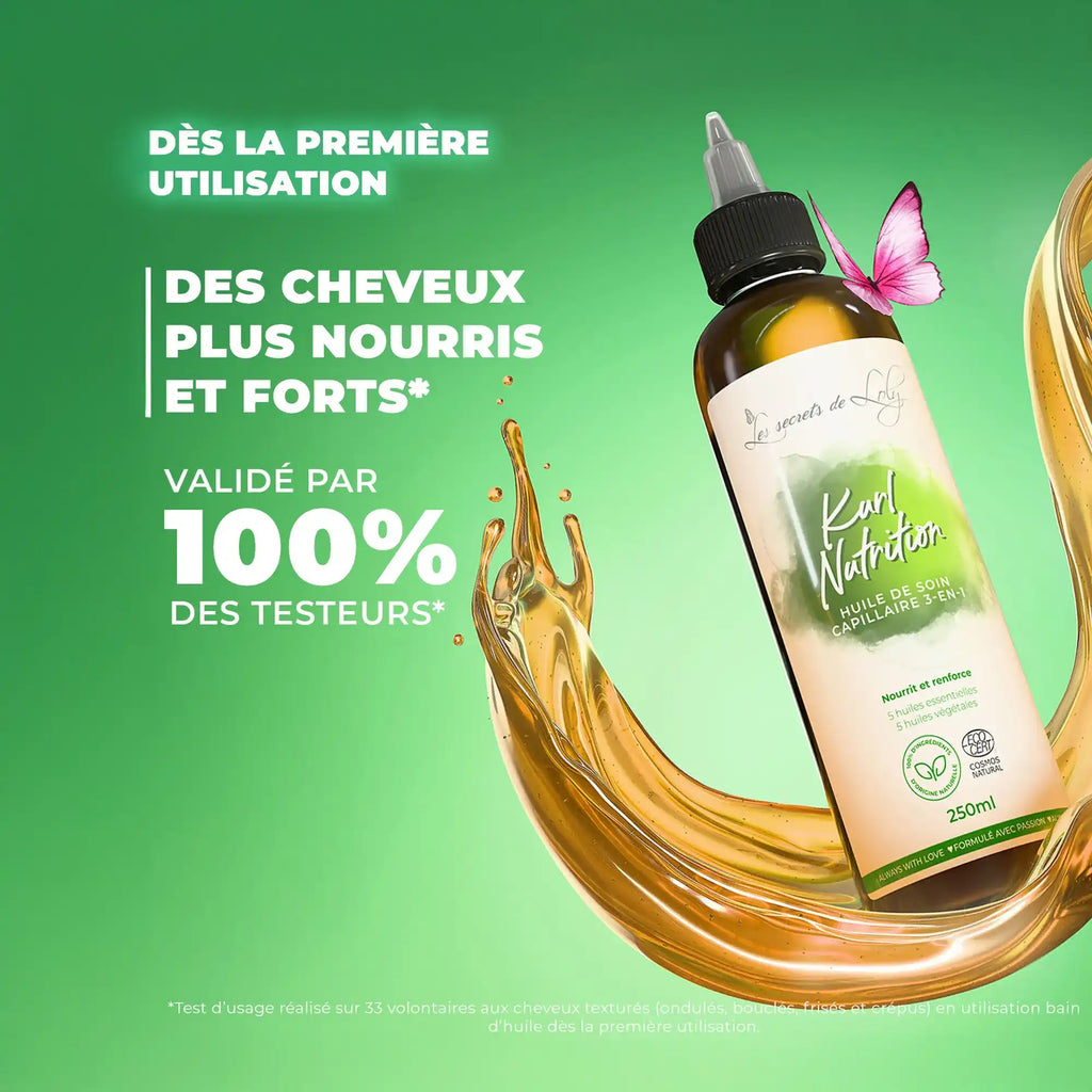 Huile Capillaire 3en1 KURL NUTRITION 250ml - LES SECRETS DE LOLY