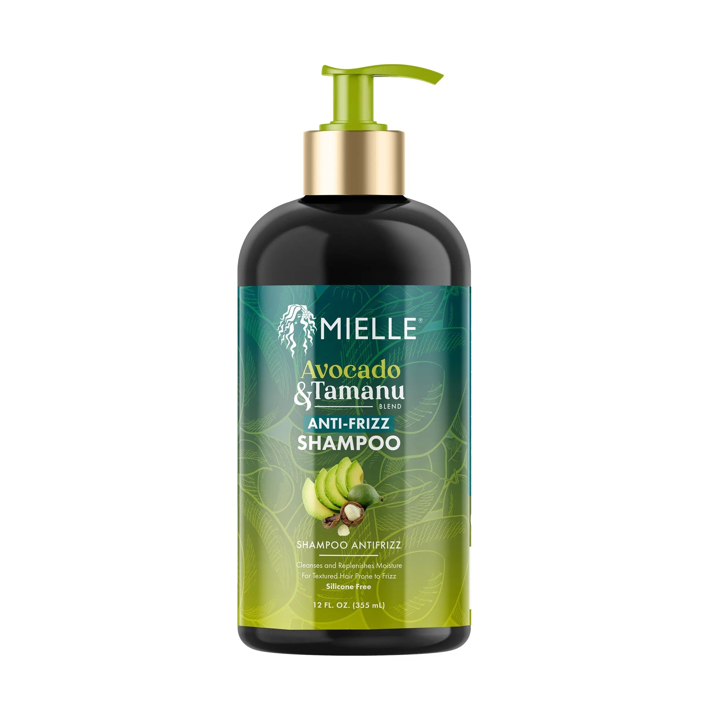 Shampoing Anti-Frizz à l'Avocat & Tamanu 355ml - MIELLE MIELLE ORGANICS