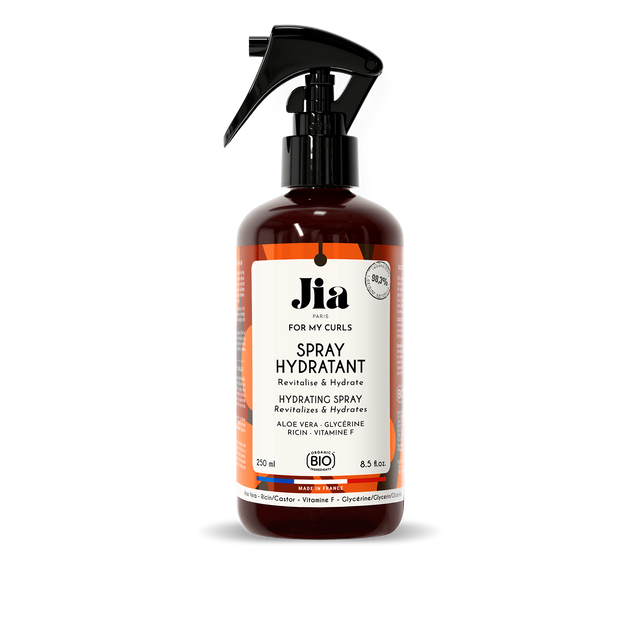 Spray Hydratant à la Glycérine, Ricin et Vitamine F 250ml - JIA PARIS