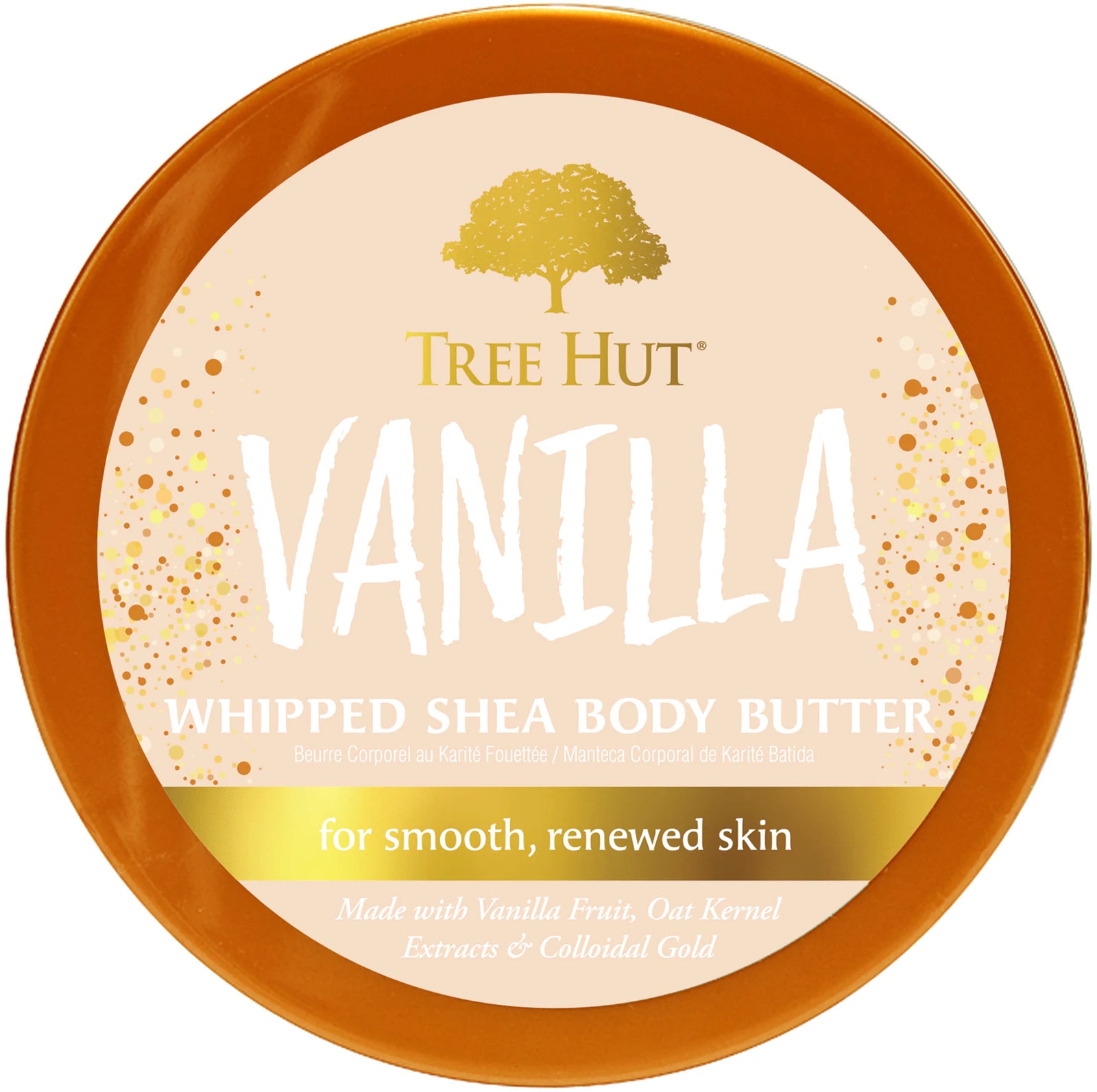 VANILLA Whipped Shea Body Butter 240g - TREE HUT
