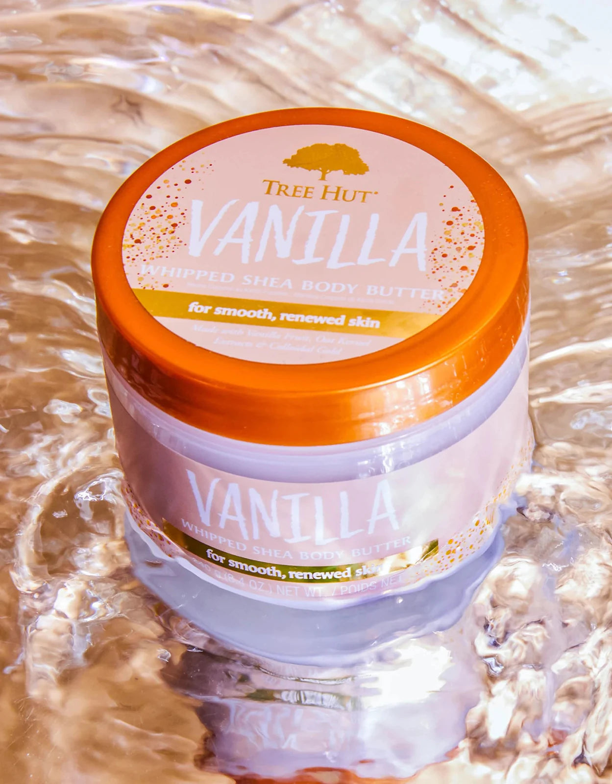 VANILLA Whipped Shea Body Butter 240g - TREE HUT
