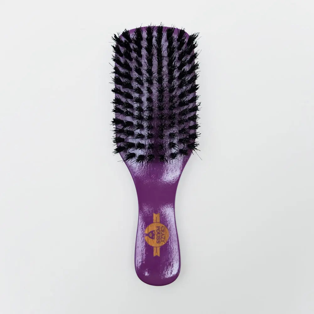 CRAZY POUSS – Brosse à Cheveux en Bois AFRO NATUREL – CRAZY POUSS