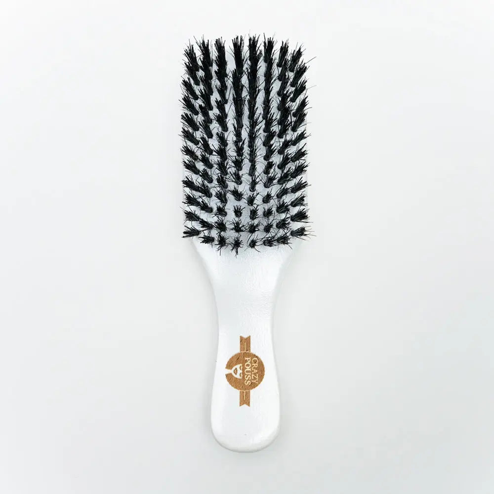 CRAZY POUSS – Brosse à Cheveux en Bois AFRO NATUREL – CRAZY POUSS