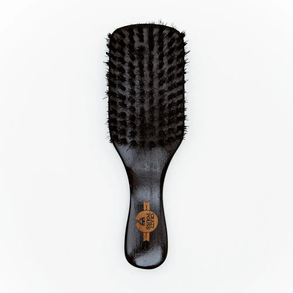 CRAZY POUSS – Brosse à Cheveux en Bois AFRO NATUREL – CRAZY POUSS