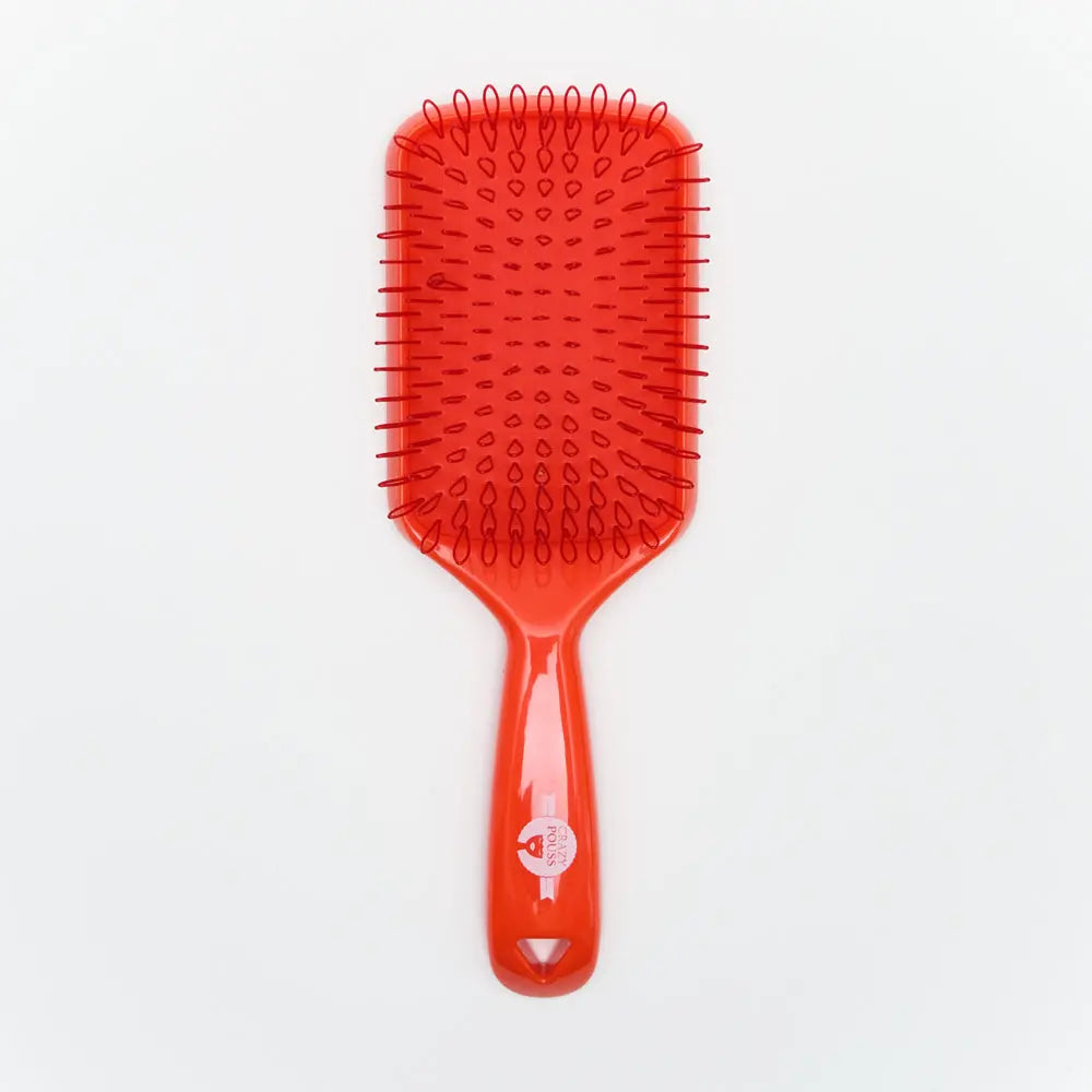 CRAZY POUSS – Brosse Démêlante (Rouge et Blanc/Rouge) AFRO NATUREL – CRAZY POUSS