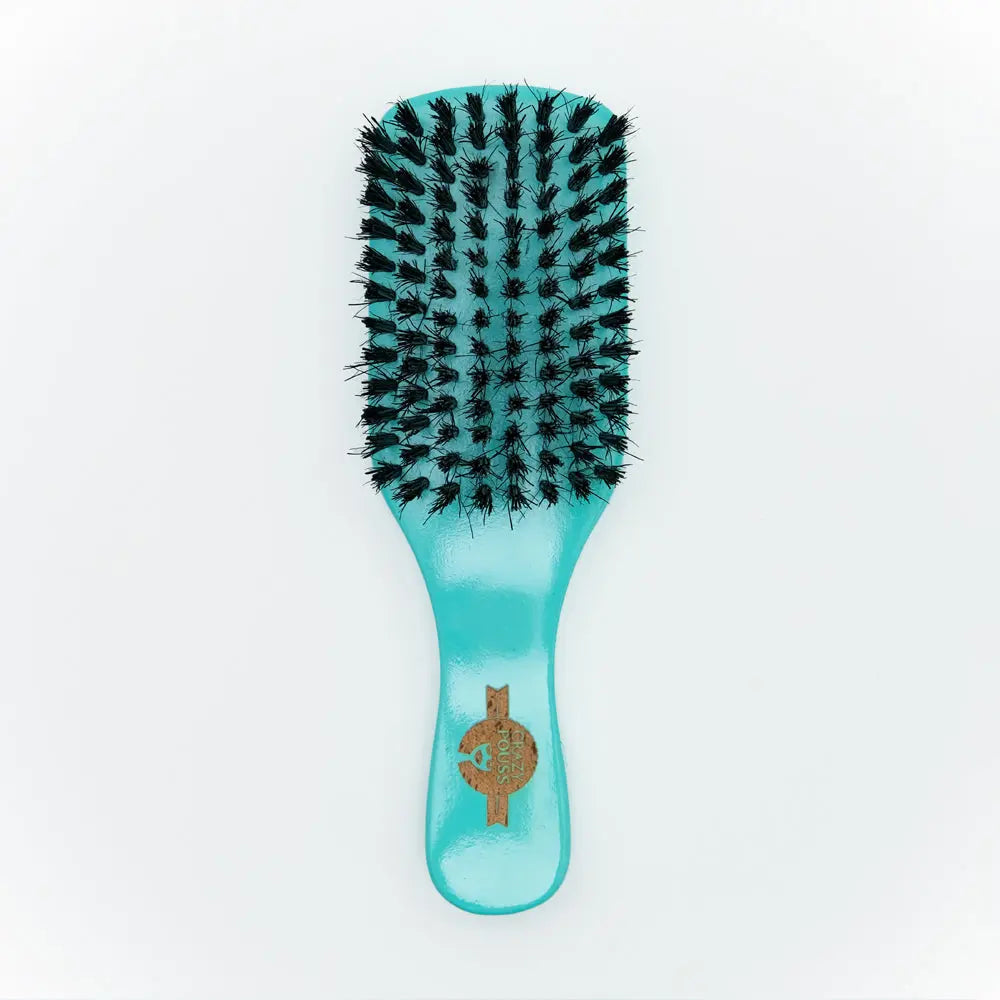 CRAZY POUSS – Brosse à Cheveux en Bois AFRO NATUREL – CRAZY POUSS