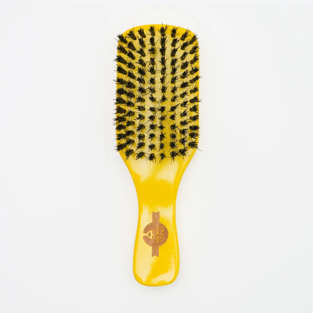 CRAZY POUSS – Brosse à Cheveux en Bois AFRO NATUREL – CRAZY POUSS