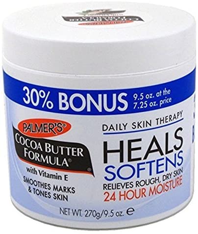 PALMER’S – COCOA BUTTER FORMULA – DAILY SKIN THERAPY SOFTENS SMOOTHES 270g (pot)