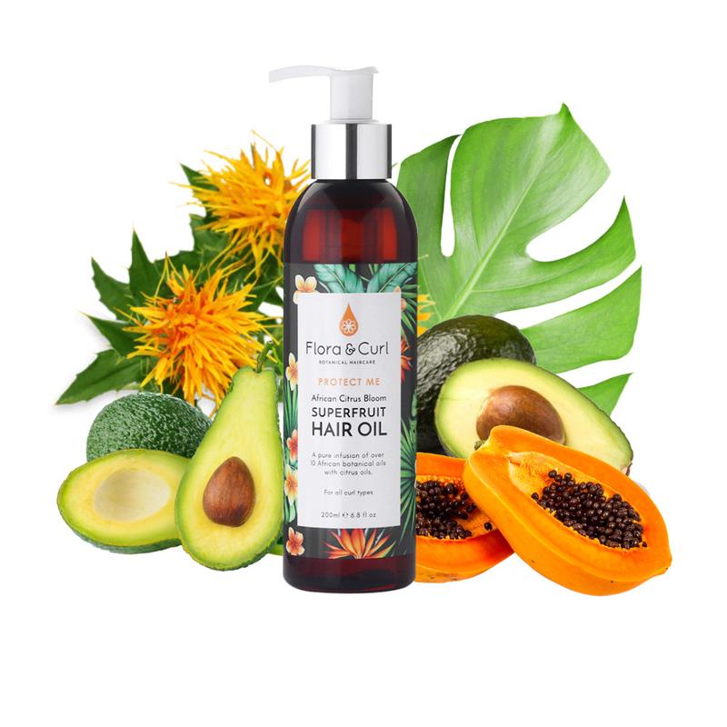 FLORA CURL – African Citrus Superfruit Hair Oil 200ml