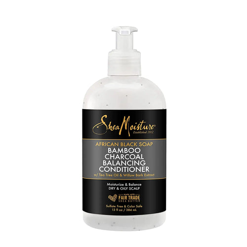 Après Shampoing Balancing Conditioner AFRICAN BLACK SOAP 384ml - SHEA MOISTURE SHEA MOISTURE