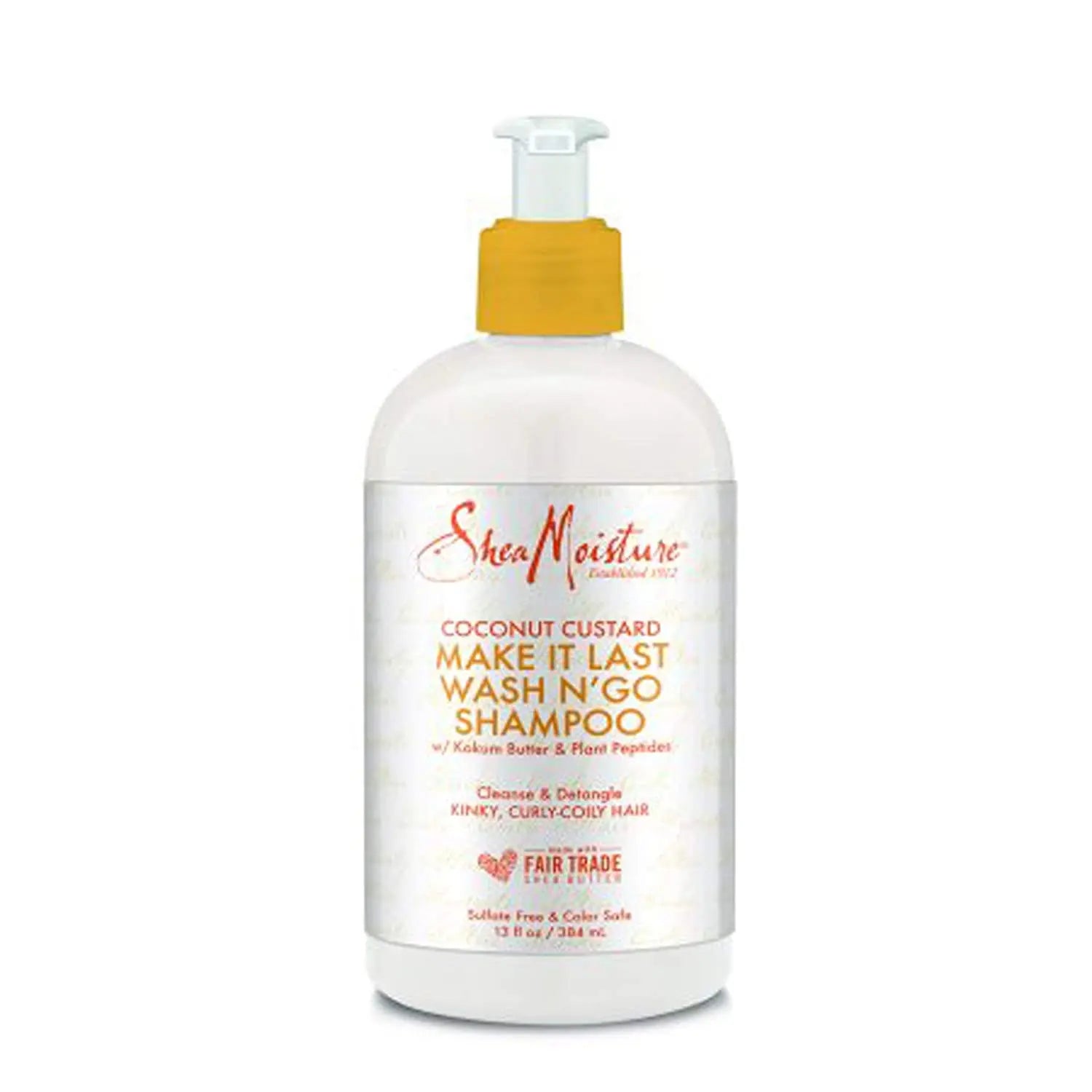 SHEA MOISTURE – COCONUT CUSTARD - Make It Last Wash N'Go Shampoo 384ml SHEA MOISTURE