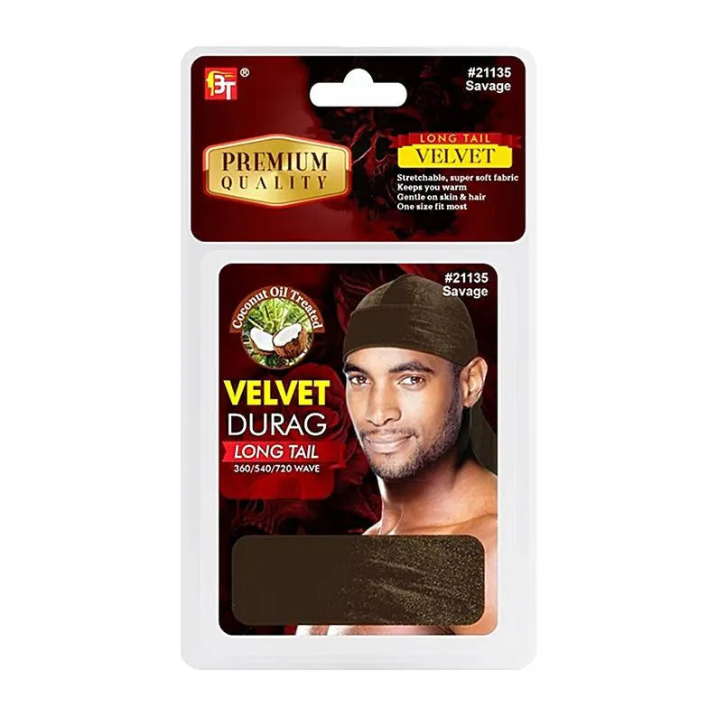 BEAUTY TOWN – Bonnet Durag en Soie couleur Savage BEAUTY TOWN