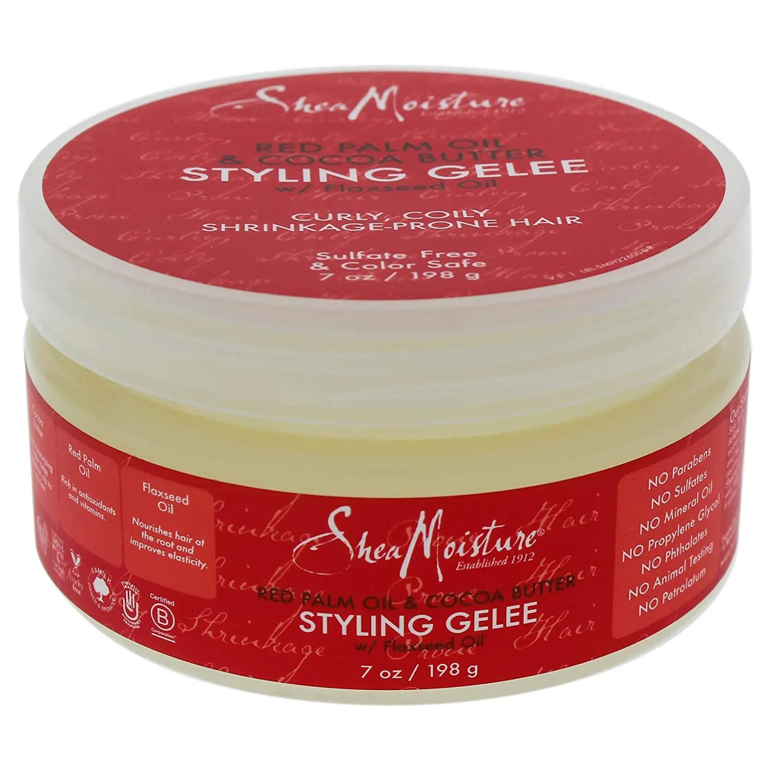 Gelée Coiffante a l’Huile de Palme & Cacao 198g - SHEA MOISTURE SHEA MOISTURE
