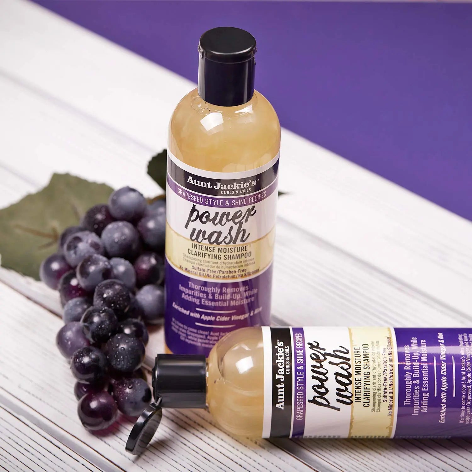 Shampoing Clarifiant Power Wash 355ml - AUNT JACKIE'S AUNT JACKIE’S