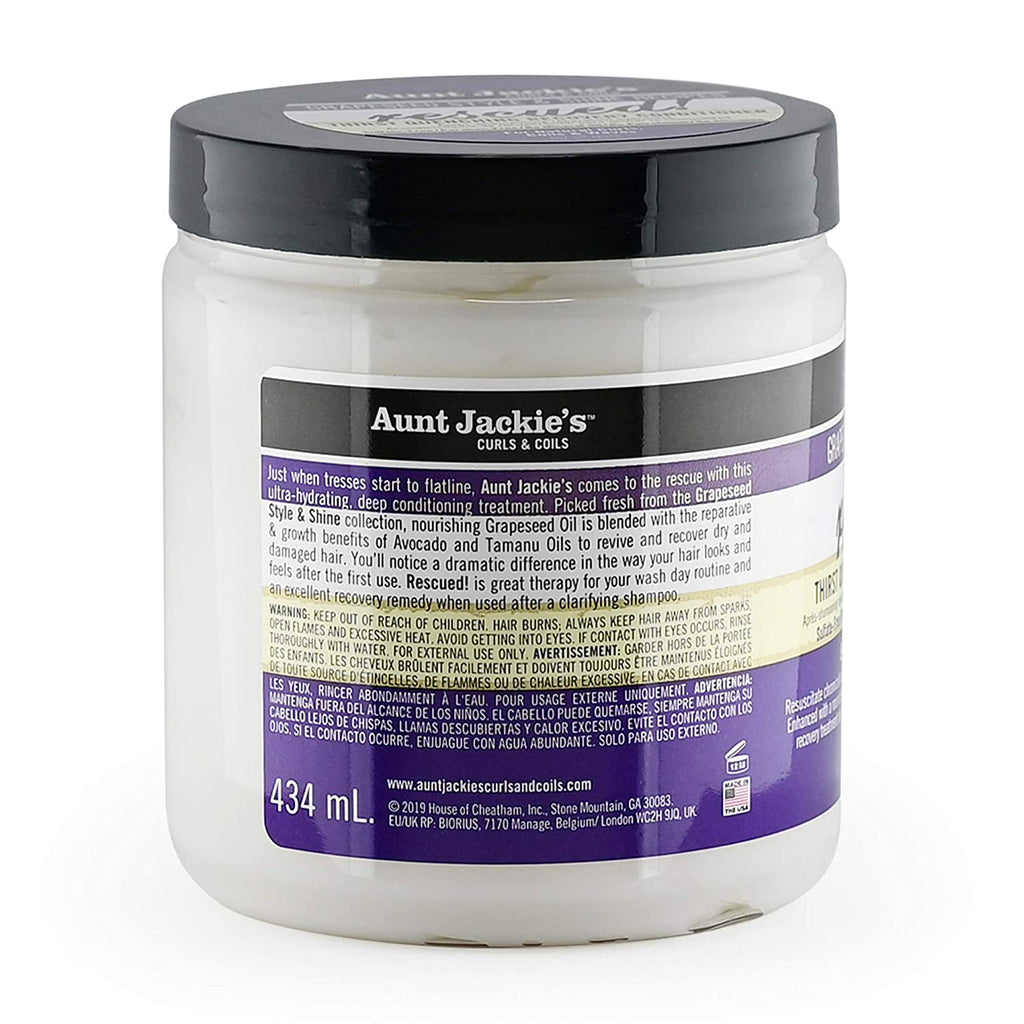 AUNT JACKIE’S – GRAPESEED - Rescued Thirst Quenching Recovery Conditioner 426g
