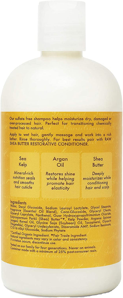 SHEA MOISTURE - RAW SHEA BUTTER - Moisture Retention Shampoo 384ml