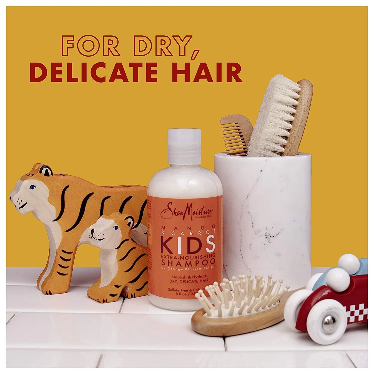 Shampoing Nourrissant à la Mangue & Carotte 236ml - SHEA MOISTURE KIDS SHEA MOISTURE