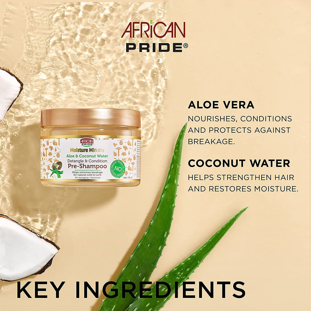 AFRICAN PRIDE MOISTURE MIRACLE – Pre-shampoo