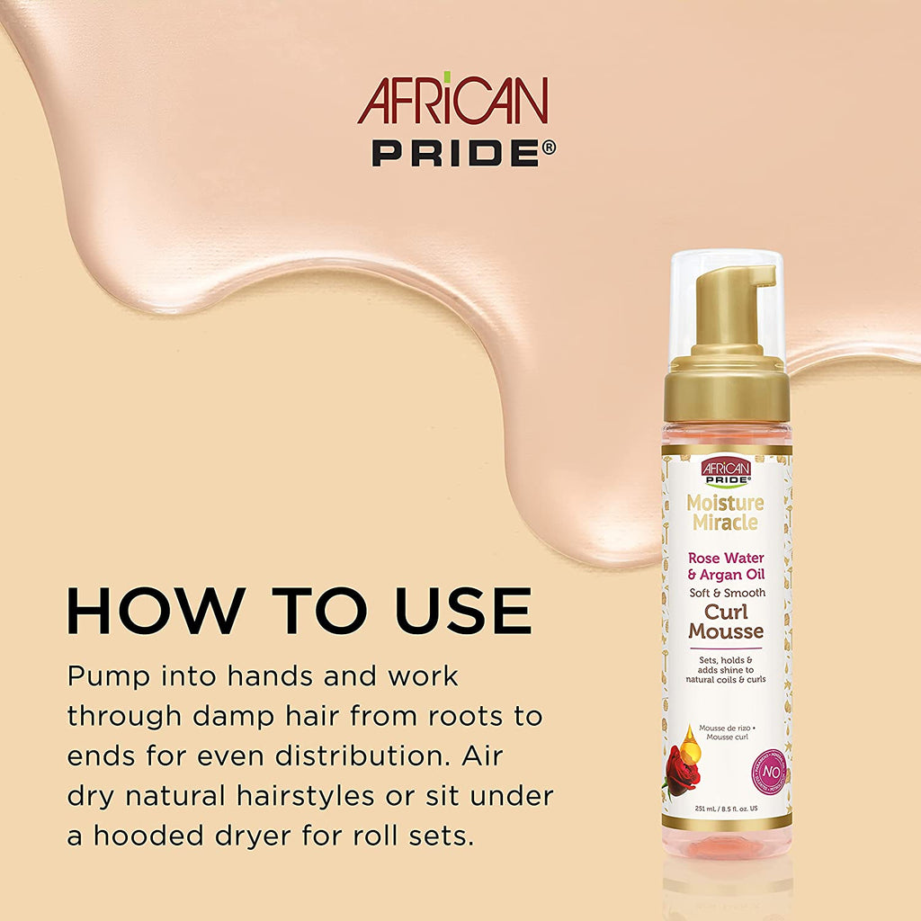 AFRICAN PRIDE MOISTURE MIRACLE – Curl Mousse 251ml