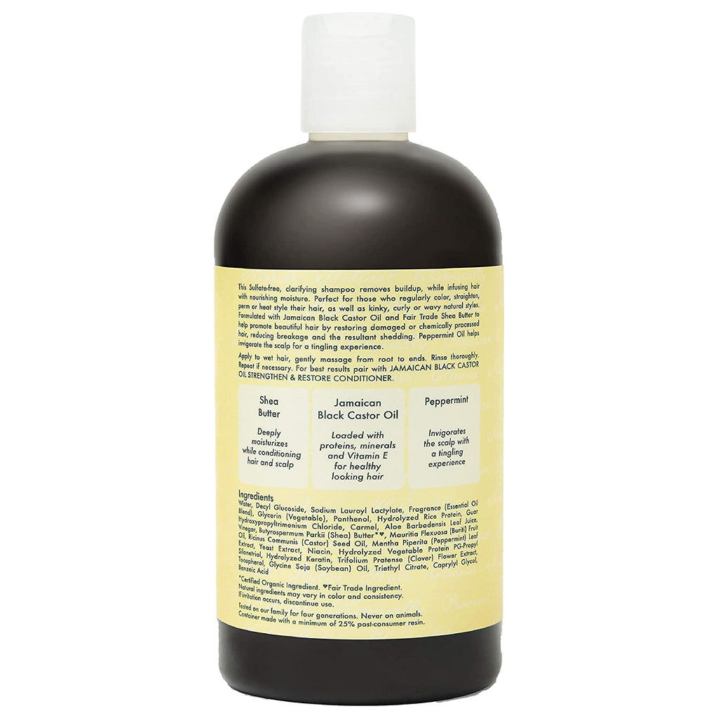 SHEA MOISTURE - JAMAICAN BLACK CASTOR OIL - Shampoo 384ml