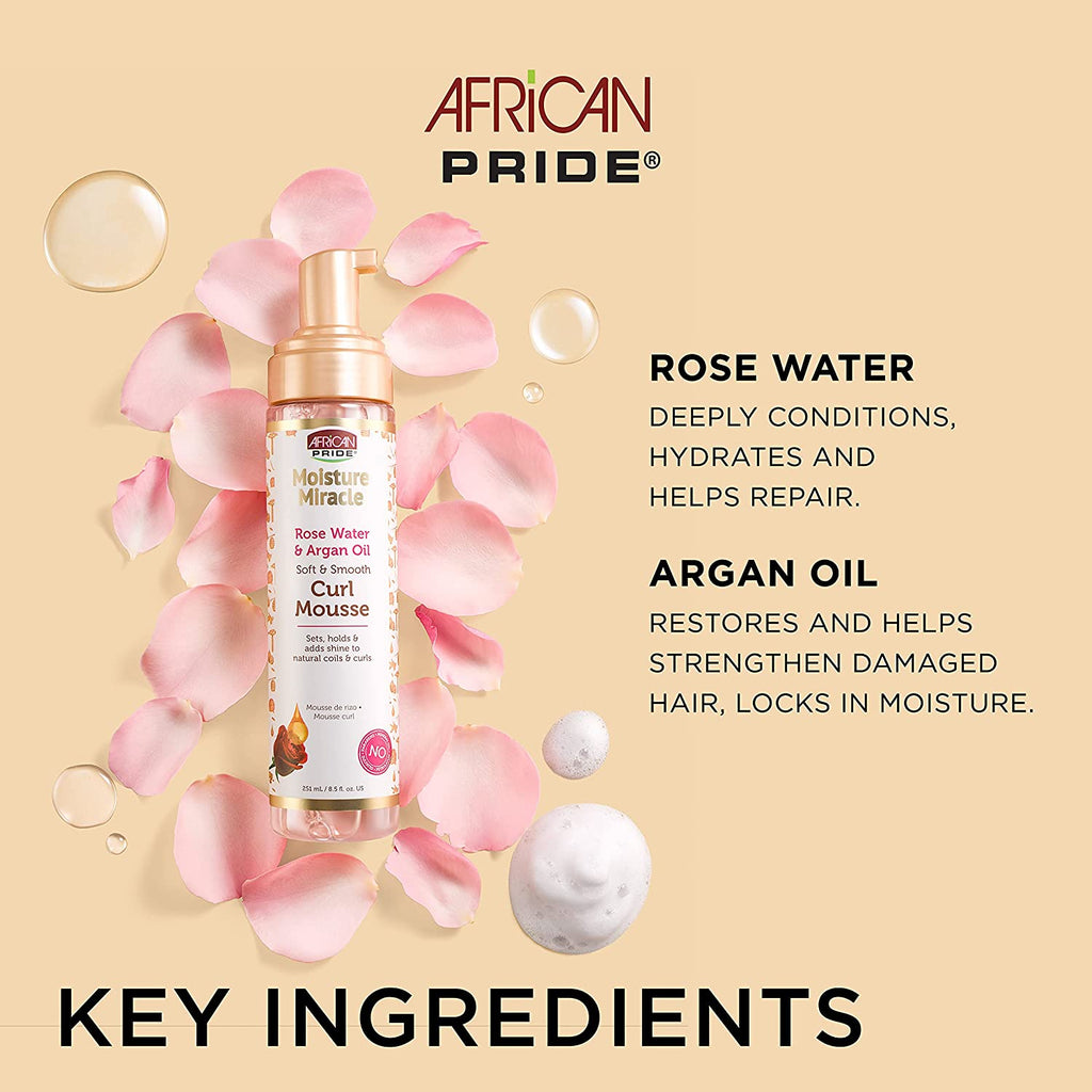 AFRICAN PRIDE MOISTURE MIRACLE – Curl Mousse 251ml