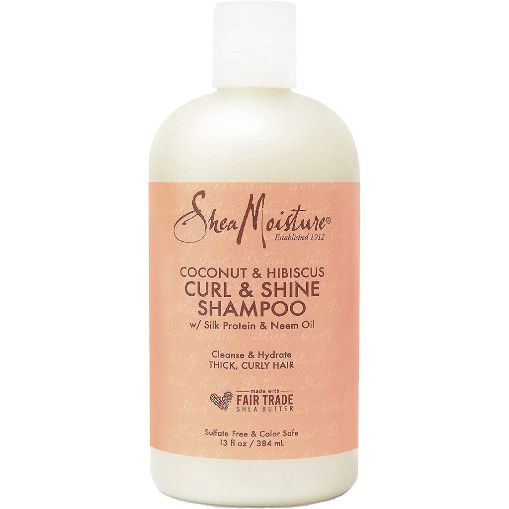 SHEA MOISTURE - COCONUT & HIBISCUS - Curl & Shine Shampoo 384ml