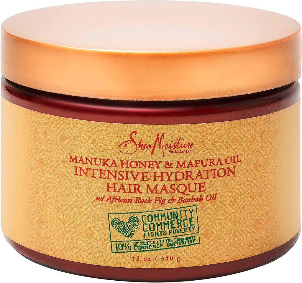 SHEA MOISTURE - MANUKA HONEY & MAFURA OIL - Intensive Hydration Hair Masque 340g