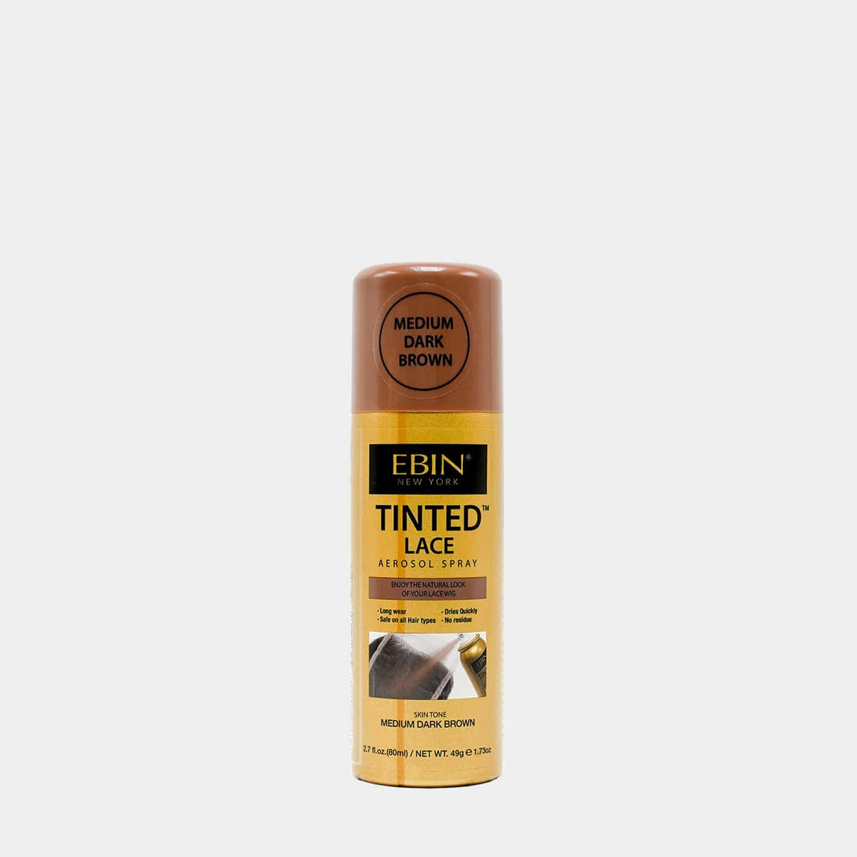 EBIN - Spray Lace Teinte Medium Dark Brown