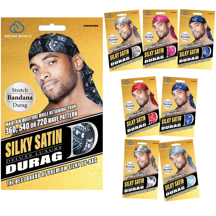 DREAM WORLD – Silky Dry Fit Durag Hot Pink