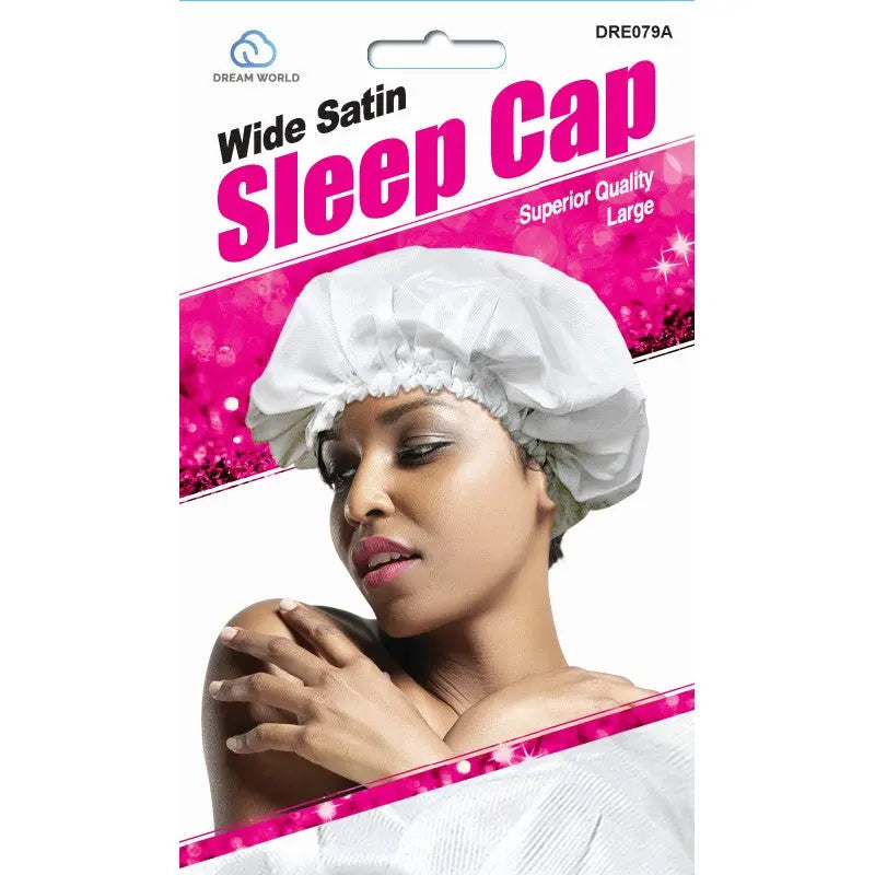 DREAM WORLD – Wide Satin Sleep Cap Assorted DREAM WORLD