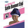 DREAM WORLD – Tie on Top Satin Bonnet Cap Floral DREAM WORLD
