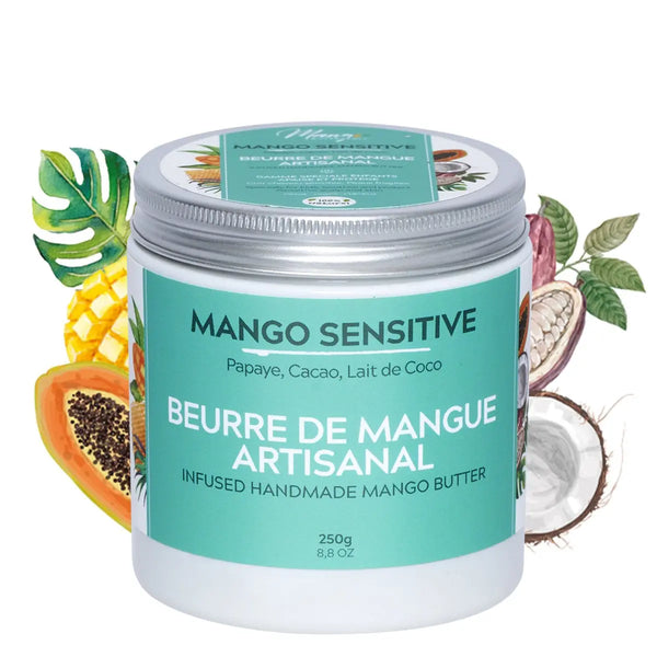 Beurre De Mangue Qualité Extra – 250 Grammes, Texture Beurre/cire, Fabriqué En France