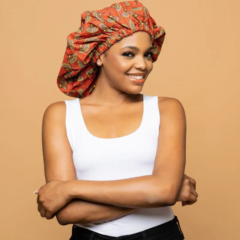 CRAZY POUSS - Bonnet En Wax Modèle 006 AFRO NATUREL – CRAZY POUSS