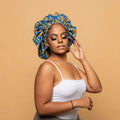CRAZY POUSS - Bonnet En Wax Modèle 010 AFRO NATUREL – CRAZY POUSS