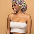 CRAZY POUSS - Bonnet En Wax Modèle 024 AFRO NATUREL – CRAZY POUSS