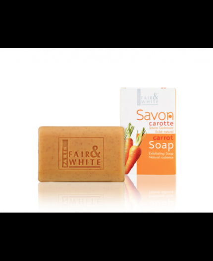 FAIR & WHITE – Savon gommant carotte 200g