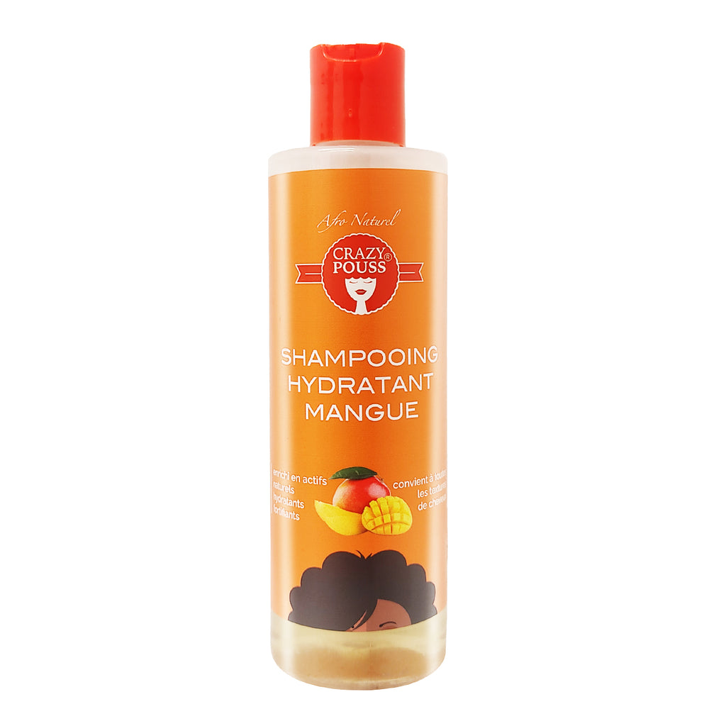 CRAZY POUSS – Shampooing Hydratant Mangue