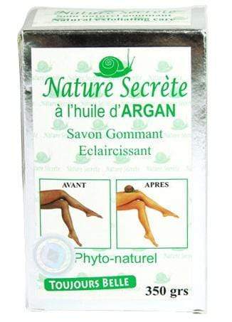 NATURE SECRÈTE – Savon gommant éclaircissant à l’huile d’argan 350g
