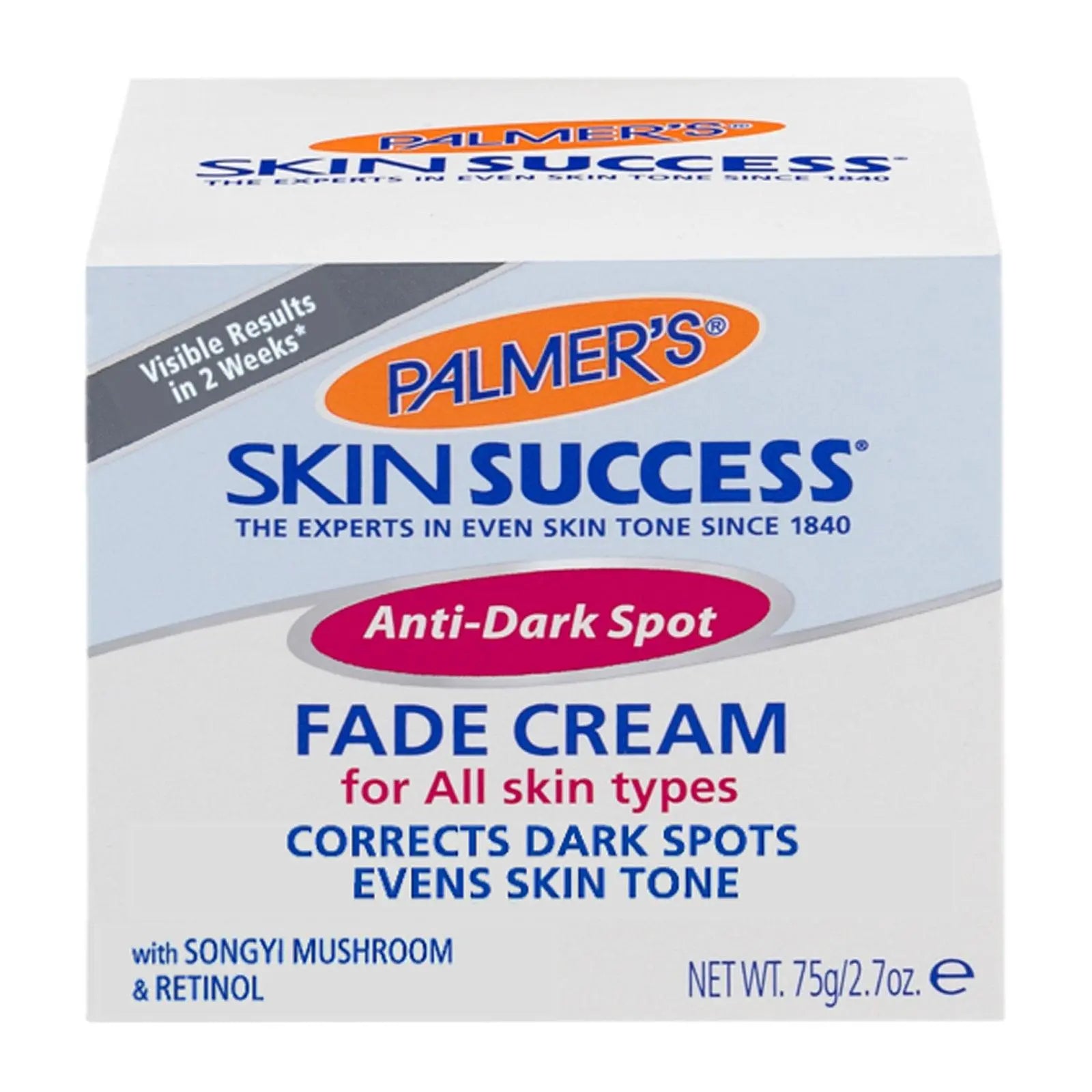 PALMER’S – Crème Visage Skin Success (fade cream) 75g PALMER’S